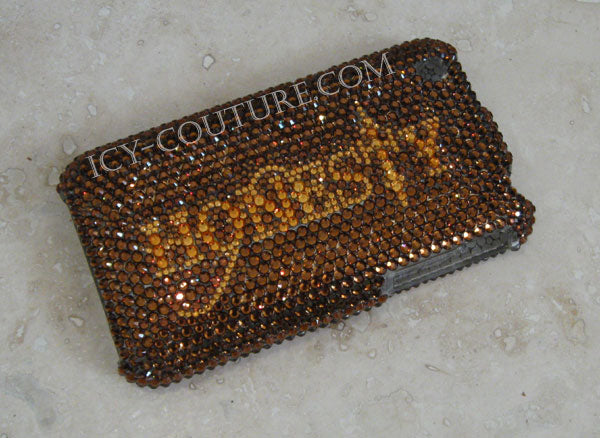 COUTURE DESIGN Funda de cristal de lujo para teléfono móvil