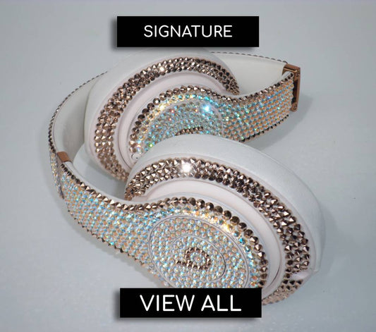 ICY SIGNATURE Style Crystal Headphones Designs - ICY Couture