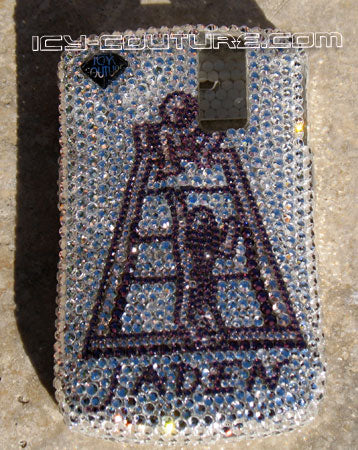 COUTURE DESIGN Funda de cristal de lujo para teléfono móvil