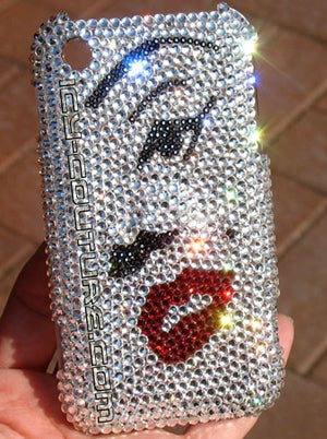 COUTURE DESIGN Funda de cristal de lujo para teléfono móvil