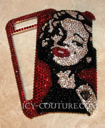 COUTURE DESIGN Funda de cristal de lujo para teléfono móvil