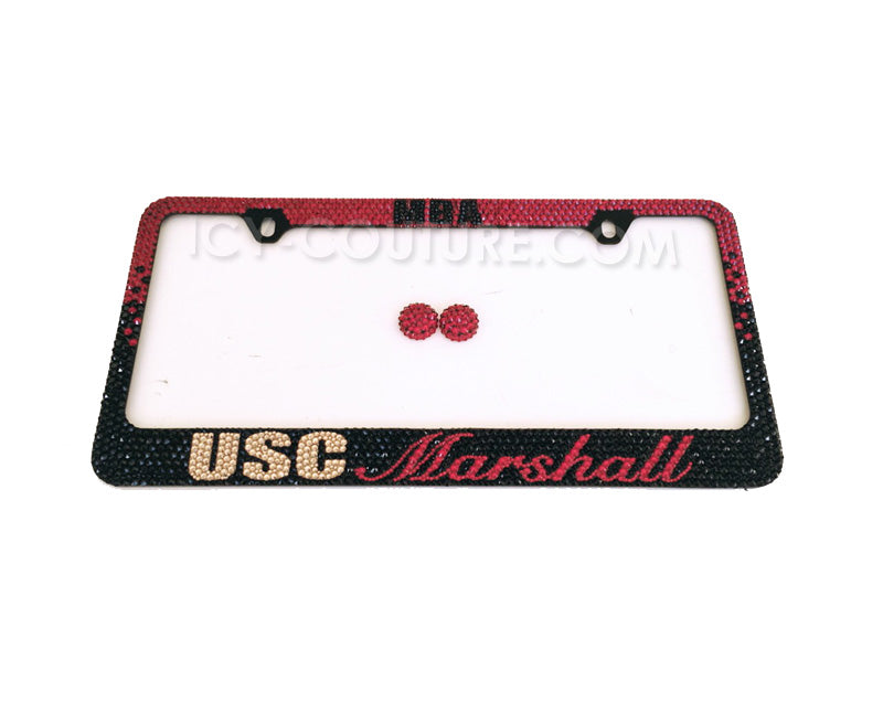 CUSTOM MESSAGE | Bedazzled License Plate Frame | ICY Couture Luxury Car Jewelry