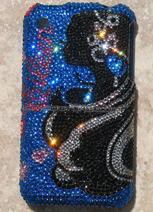 COUTURE DESIGN Funda de cristal de lujo para teléfono móvil