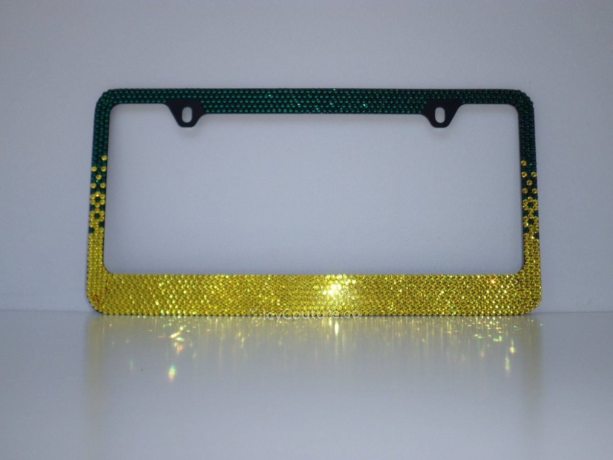 Swarovski Crystals License Plate Frame - Luxury Car Bling by ICY Couture.