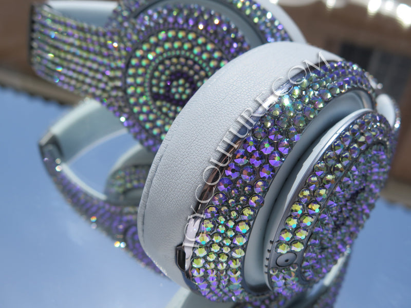 Paradise Shine Bedazzled Bling Beats Headphones custom crystallized with Swarovski Crystals | ICY Couture
