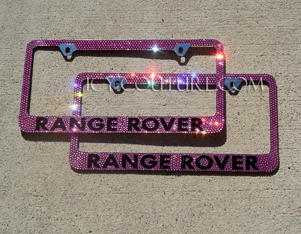 CUSTOM MESSAGE | Bedazzled License Plate Frame | ICY Couture Luxury Car Jewelry