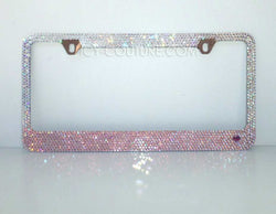 Premade "Baby Doll Ombre" Rhinestone Bling License Plate Frame - ICY Couture