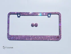 Premade Baby Pink Bedazzled Bling License Plate Frame - ICY Couture