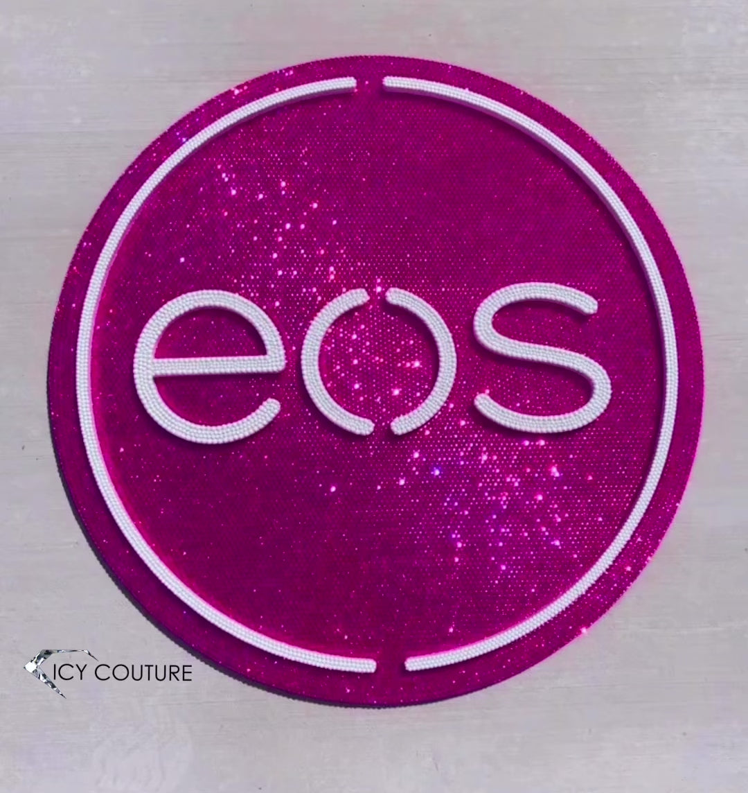 Video of Custom luxury display crystallized brand signs by ICY Couture - EOS