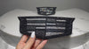 Video of sparkling blacked out crystal Cadillac emblems crystallized for luxury car makeover by Icy Couture 