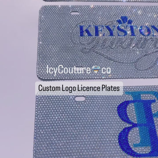 Keystone Development, Keystone Luxury Apartments Fully Crystallized Custom Vanity License Plates by Icy Couture.