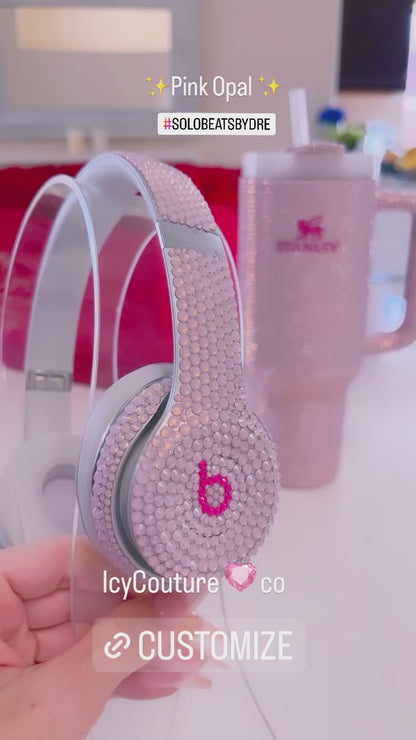 SOLID COLOR Crystallized Headphones.