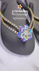 video of sparkling XL Crystal Bling Flower with matching iridescent rhinestone chain.