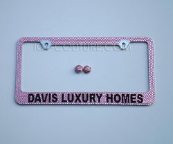 CUSTOM MESSAGE | ICY License Plate Frame