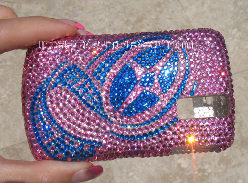 COUTURE DESIGN Funda de cristal de lujo para teléfono móvil