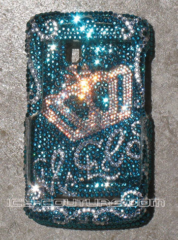 COUTURE DESIGN Funda de cristal de lujo para teléfono móvil