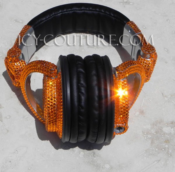 SOLID COLOR Crystallized Headphones. - ICY Couture