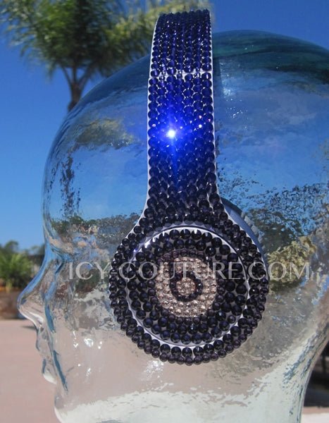 SOLID COLOR Crystallized Headphones. - ICY Couture
