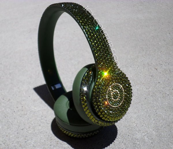 SOLID COLOR Crystallized Headphones. - ICY Couture