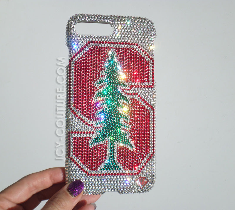 COUTURE DESIGN Funda de cristal de lujo para teléfono móvil