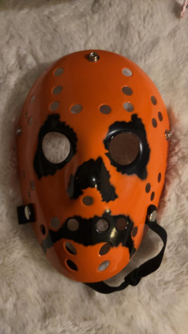 Custom Hockey Mask Fully Crystallized To Match Original Colors