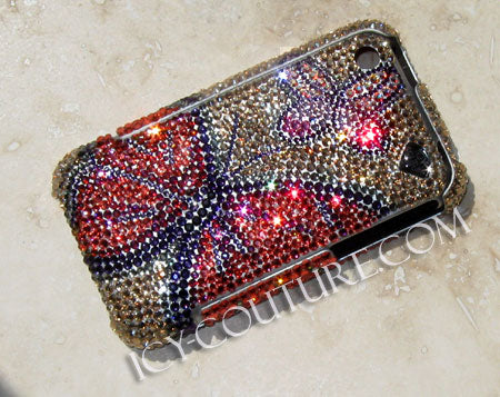 COUTURE DESIGN Funda de cristal de lujo para teléfono móvil