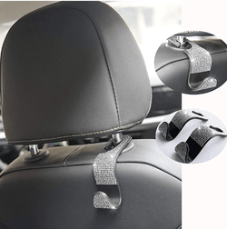 2x XL Universal Car Bling Hangers Back Seat Crystal Rhinestone Storage Hooks - ICY Couture