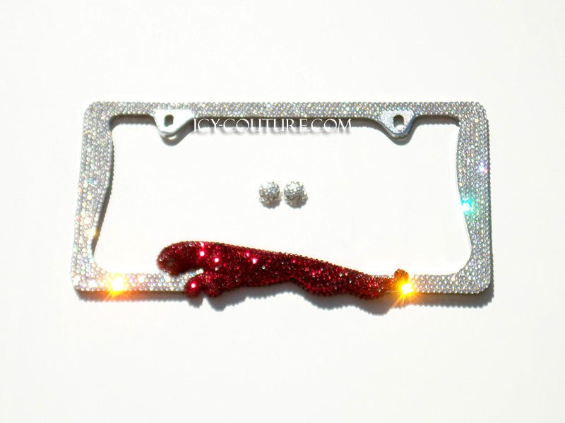 3D SHAPE Crystal License Plate Frame - ICY Couture