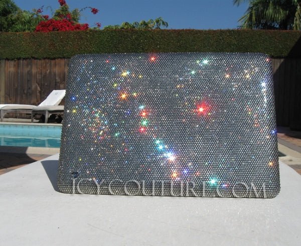 Khloe Kardashian Swarovski Black Diamond Laptop Cover Crystallized by ICY Couture