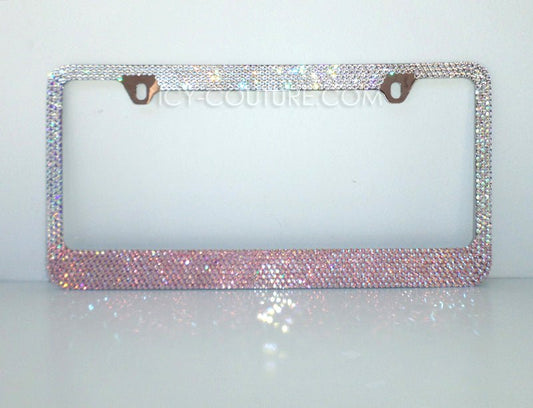 'Baby Doll Ombre' Crystal License Plate Frame - ICY Couture