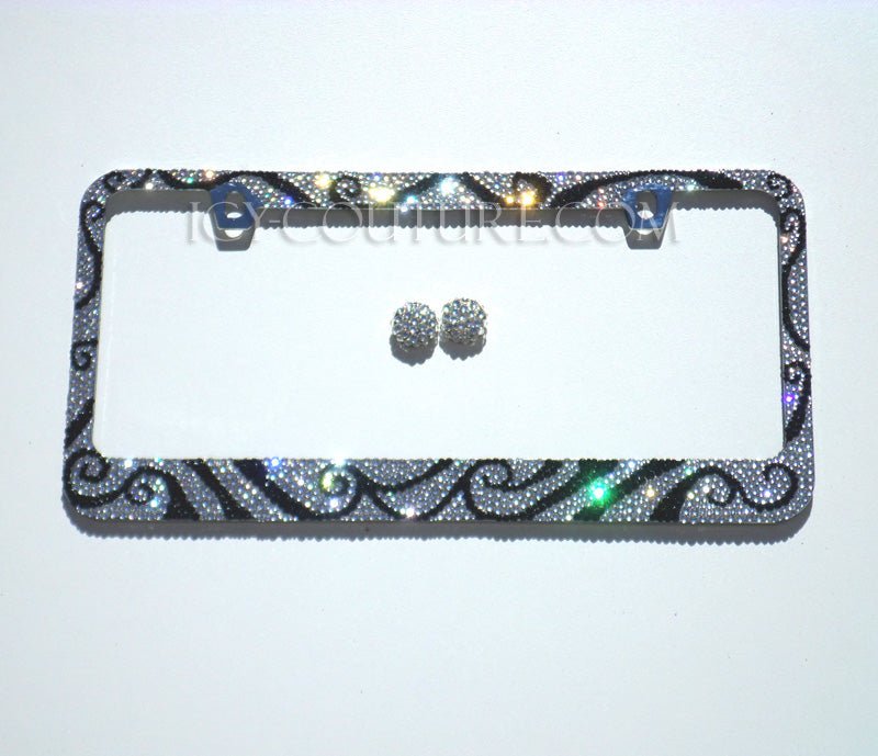 Swarovski License Plate Frames - Luxury Crystallized Frames Designs by ICY Couture