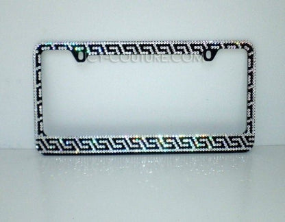 Medusa | Swarovski License Plate Frame, Crystallized Crystal Bling Plate Frames by ICY Couture.