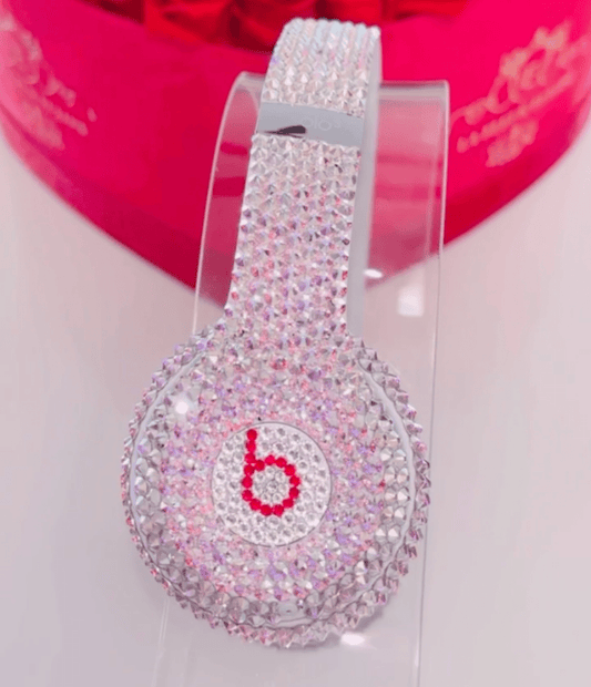 Crystal AB Crystallized Beats Solo 3 Wireless | Luxury Austrian Crystals - ICY Couture