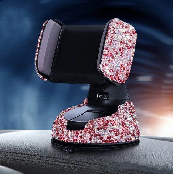 Crystal Bling Universal Car Phone Holder for iPhones & Smartphones - ICY Couture