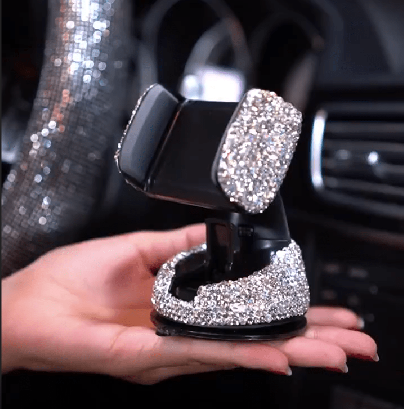 Crystal Bling Universal Car Phone Holder for iPhones & Smartphones - ICY Couture