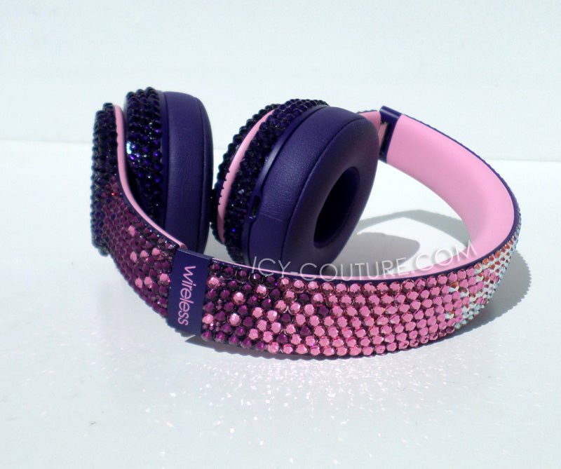 Crystal OMBRE DESIGNS on Headphones - ICY Couture