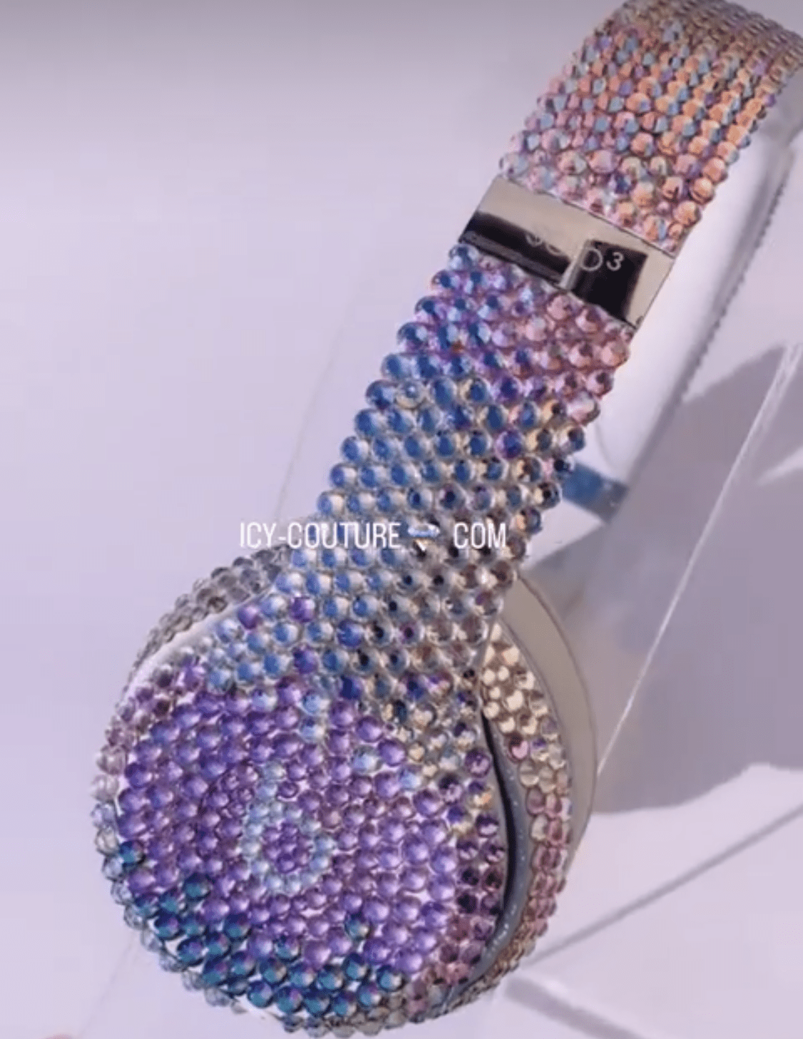 Crystal OMBRE DESIGNS on Headphones - ICY Couture