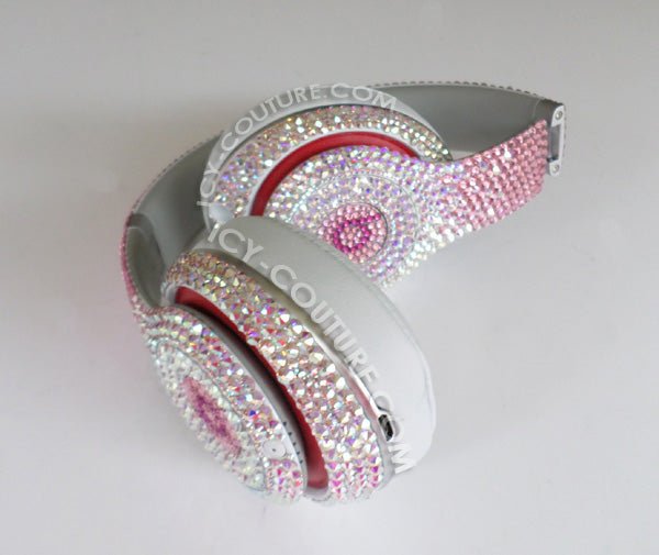 Crystal OMBRE DESIGNS on Headphones - ICY Couture