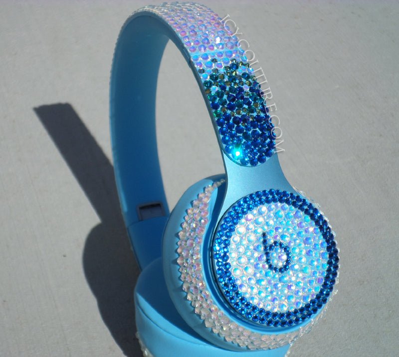 Crystal OMBRE DESIGNS on Headphones - ICY Couture
