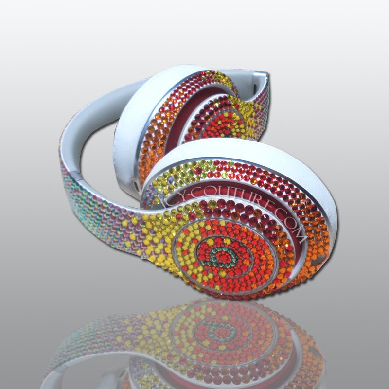 Crystal OMBRE DESIGNS on Headphones - ICY Couture