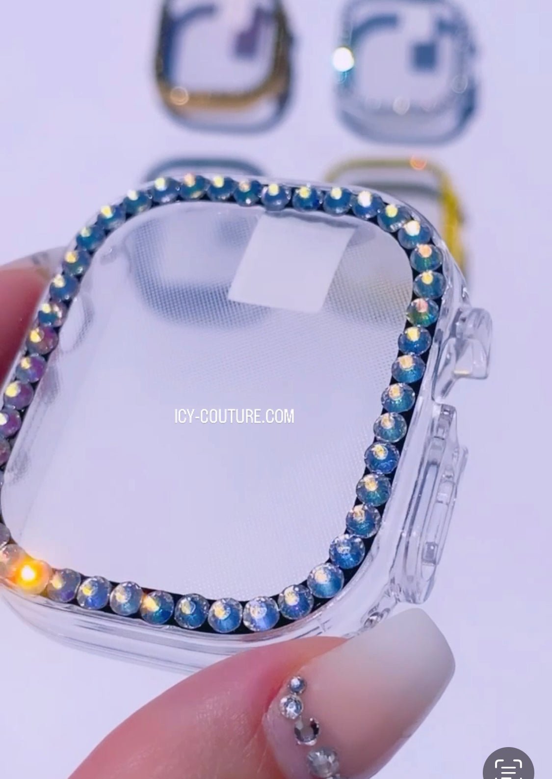 Crystallized Cover for Apple iWatch Ultra 49mm - Moonlight Glow - ICY Couture