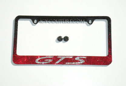 For your Porsche GTS Custom Bling License Plate Frames With Swarovski Crystals, Bedazzled by ICY Couture