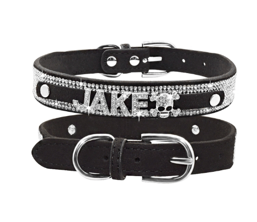 Custom Name Rhinestone Collar With Bling. - ICY Couture