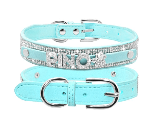 Custom Name Rhinestone Collar With Bling. - ICY Couture