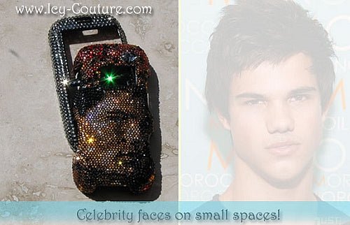 CUSTOM PORTRAIT Bling Laptop Cover Design - ICY Couture