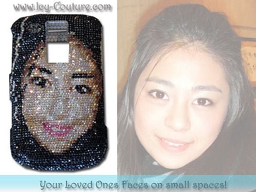 CUSTOM PORTRAIT Bling Laptop Cover Design - ICY Couture