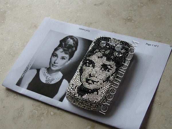 CUSTOM PORTRAIT Bling Laptop Cover Design - ICY Couture