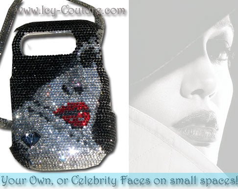 CUSTOM PORTRAIT Bling Laptop Cover Design - ICY Couture