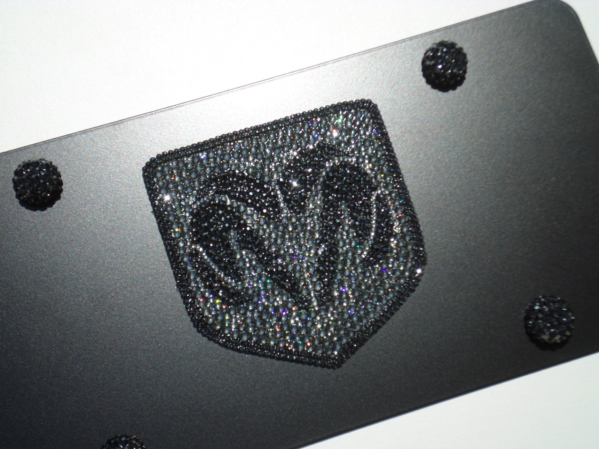 CUSTOM SYMBOL Crystallized License Plate - ICY Couture