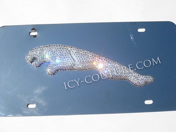 CUSTOM SYMBOL Crystallized License Plate - ICY Couture